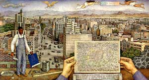 Foto: La Ciudad de méxico, Juan O'Gorman