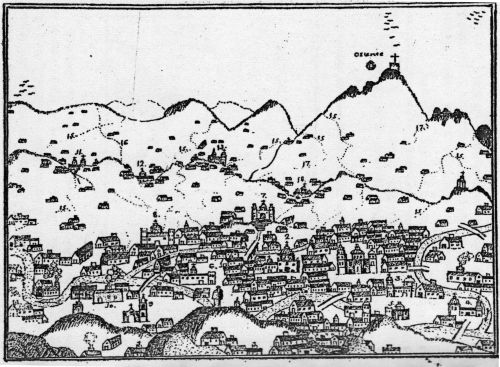 Fig. 1: Plano de Ajofrín en Guanajuato en 1763 Fig. 1: Plano de Ajofrín en Guanajuato en 1763